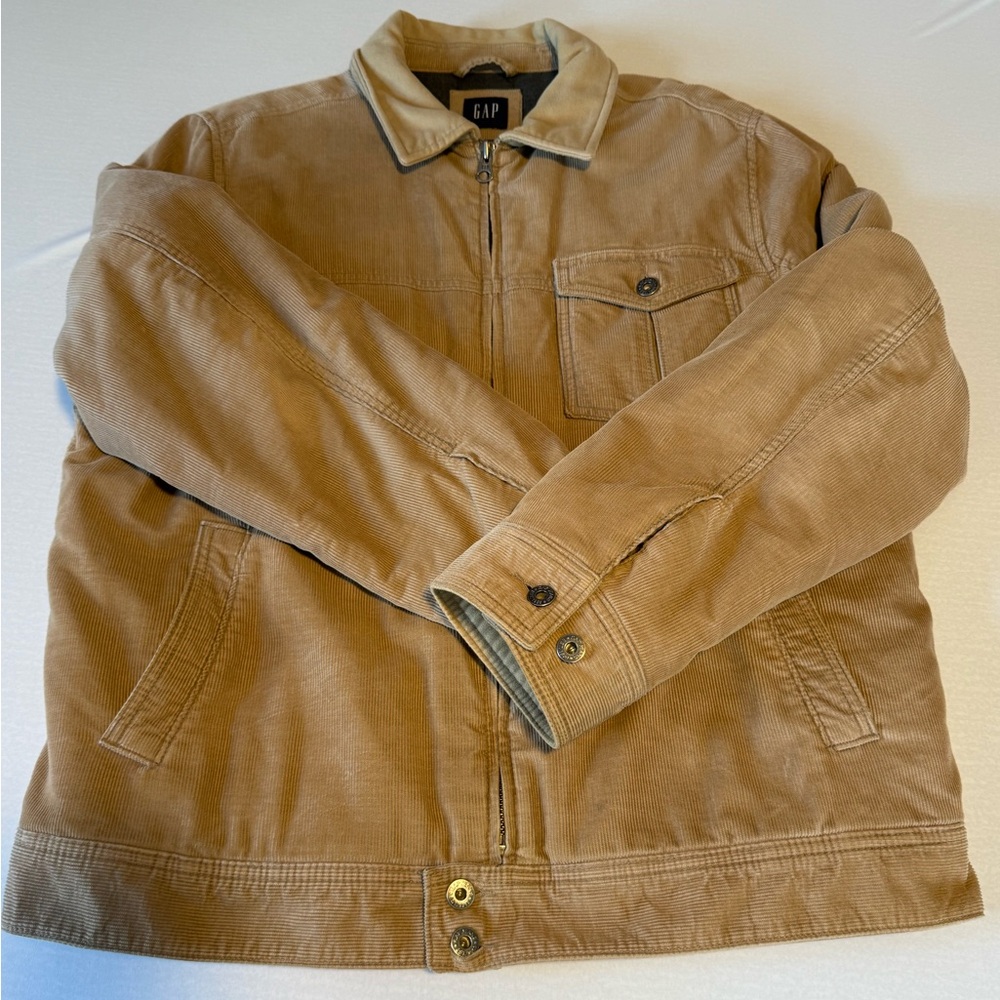 GAP Men's Light Brown Corduroy Jacket